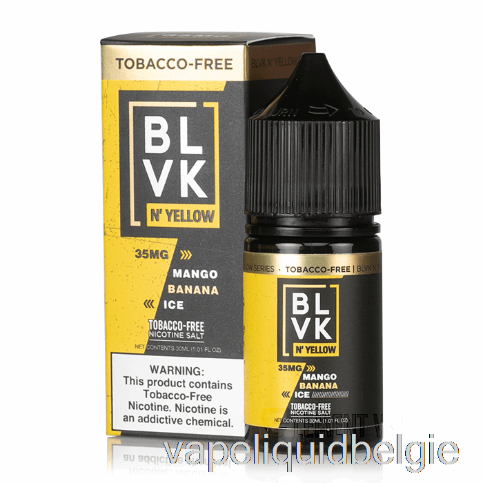 Vape Vloeibaar Mango-bananenijs - Blivk N' Gele Zouten - 30 Ml 35 Mg